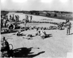 Aftermath of a bomb accidently exploding during a demonstration during WWII. In Liuzhou.