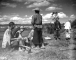 Farmers at Luliang. During WWII.