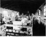 Photo lab at Yangkai, APO 212, during WWII, likely in 1945.