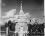 Buddhist temple in Burma.  During WWII.