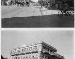 Town road in Burma or India.  Near the 797th Engineer Forestry Company.  During WWII.