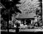 A chamber (天王宝殿）in the Huating Temple (华亭寺), not far from Kunming, China. During WWII.