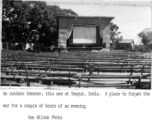 Outdoor theater for GIs at Tezpur, India, during WWII.  Photo from Ken Wilson.