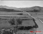 Road in loess hills of northern China during WWII. Edward Gable served in northern China.
