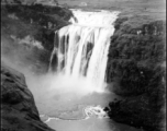 This is the Huangguoshu waterfall in Guizhou province, near Anshun city.  The GIs drove by it frequently when traveling between Kunming and Guiyang or Chongqing.  Now this is now a major tourist site.