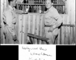 GIs at the "Hollywood Inn whorehouse in Kweilin (Guilin)" during WWII. "Adams" of the "75th" on the left.