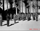 Hal Geer, 16th Combat Camera Unit photographer, receives award or promotion in China during WWII.