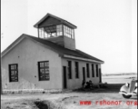 Air control tower at an American base in China during WWII.