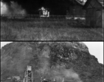 Allied destruction of the American air base at Guilin before retreating in front of the Japanese advance in the summer/fall of 1944.  From the collection of Hal Geer.