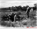 Chinese crews work at a range finder, almost certainly in Liuzhou, October 9, 1944.    From the collection of Hal Geer.