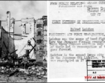 Liuchow [Liuzhou] was the scene of hard fighting before the Japanese finally evacuated it. These three Chinese children make the best of their lot as reoccupation of the city goes forward.