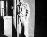 Thomas Clougherty in the CBI during WWII, probably at Yangkai.
