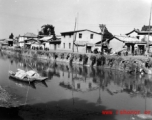 A canal in  Kunming, Yunnan province, China. During WWII.