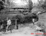 Village scene in Yunnan province, China, during WWII.