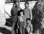 A Chinese military family in Yunnan province, China, during WWII.