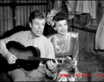 Celebrities Jimmy Dodd and Ruth Carrol in China during WWII.  From the collection of Hal Geer.