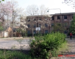 Another area where Lt. Garner might rest. The other area is behind the brick wall on the left of the basketball court.