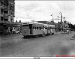 Tram in Calcutta, India, during WWII.