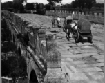 An imperial bridge (most likely built in the Qing Dynasty) somewhere in China during WWII.  Photo from Henry Herbert.