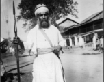 A temple guard in Assam, India, 1944.