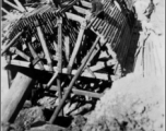 Chinese construction workers building an arched stone bridge in SW China during WWII.  From George Pollock.