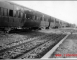 A train in India during WWII.