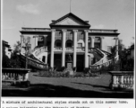 Palace in India, belonging to the Maharaja of Burdwan during WWII.  Photo from Melvin S. Kaye.