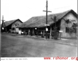 Bengal Air Depot's main camp street.  Photo Delbert J. Wood.