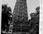 Buddhist temple near the 1311th AAFBU base, Gaya, India, during WWII.