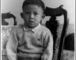 A wealthy Chinese boy in the CBI during WWII.