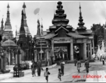 A temple in Burma or India during WWII.