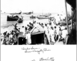 Harbor scene on lower Hooghly River, India. In the CBI during WWII.  Photo from Steve Little.