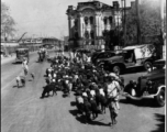 Goats being herded in Calcutta, India, during WWII.