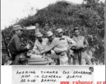 GIs looking towards Col. Seagraves hospital in central Burma, below Bahmo. During WWII.