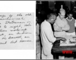 Making up a page for the old Roundup in the mechanical department of The Statesman in new Delhi. In the CBI during WWII. 