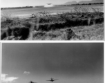 US planes taking off from airbase near Kunming China during WWII.