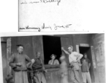 GIs visit a small shop in small village near Kunming during WWII, June 1945.