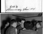 A PFC tries to cut in on Chennault at a dance in Hostel #3 at Kunming, China, 1944.