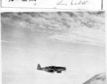 American P-51 in the air over China during March, 1945.