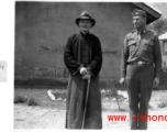 Gen. Chiang Kai-shek visits US servicemen at Camp Schiel during WWII. Falkowski.