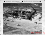 An airbase in Kunming city, Yunnan province, China, probably at the Wujiaba location, during WWII.