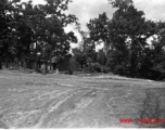 Adobe house on or near an American base in China during WWII.