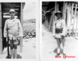 Nationalist Chinese guards near American bases in Yunnan, China, during WWII.