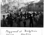 Playground at Presbyterian Church, Nanjing, November 15, 1945.