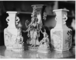 Chinese porcelains and Buddhist icons in China during WWII.